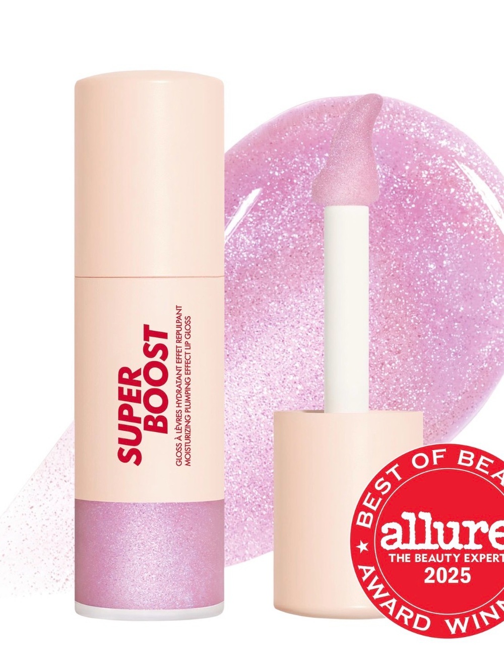 Make up for ever lip gloss in festival lilac